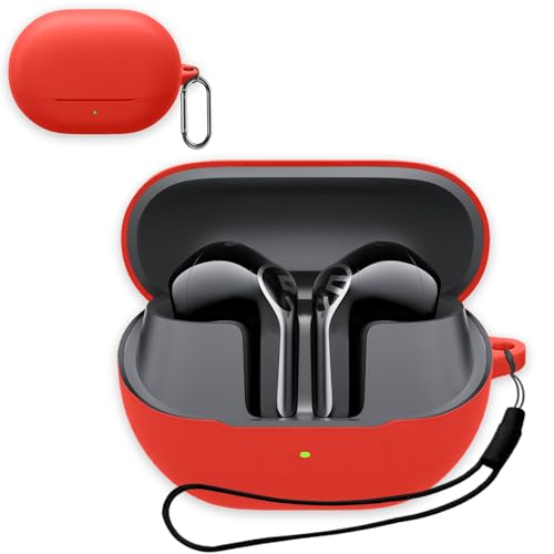 For SOUNDPEATS Air6 HS �p �P�[�X �J�o�[ KONXISA �V���R���P�[�X �ϏՌ� �h���h�o �E�H�b�V���u�� �i�J���r�i�t��+�X�g���b�v�t�� �j ���p���₷�� �����[�d�\ �����^�т����₷���i���b�h�j