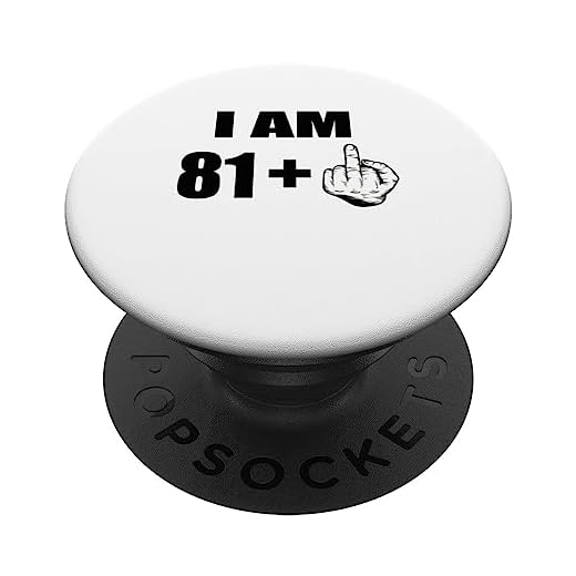 82 cumpleaños 82 cumpleaños hombre 82 años 82 año de vida PopSockets PopGrip Intercambiable