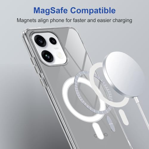 Image of Zapcase Back Case Cover for Oppo Reno 16C 5G | Compatible for Oppo Reno 16C 5G Back Cover | Compatible with MagSafe | Scratch-Resistant Back Cover | Clear