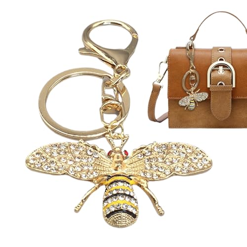 Generico Llavero de - Llavero de con cristales | Cadena, accesorios para carteras, mochilas, bolsos de cumpleaños, Navidad y