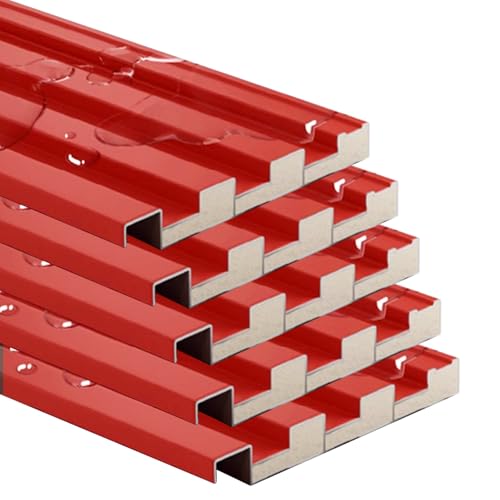 Paneles de aluminio aislante de 0.9m para cubiertas de garaje, pack de 5 unidades 2