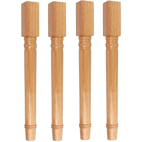 MYOYAY Möbelfüße Holz 4 Stück 72cm Tischbeine Holz Schrankbeine Bauernhof Tischbeine für Sofa, TV, Schrank, Bett Und Tisc Cover