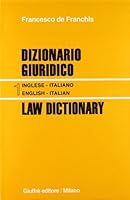 Dizionario Giuridico =: Law Dictionary 8814003165 Book Cover