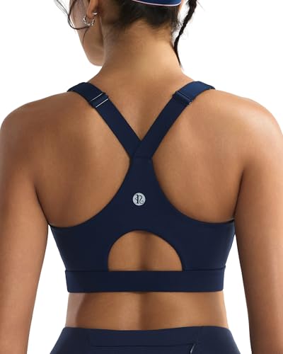 Image of RUNNING GIRL High Impact Sports Bras for Women, High Support Running Adjustable Workout Sports Bras with Sewn in Pads