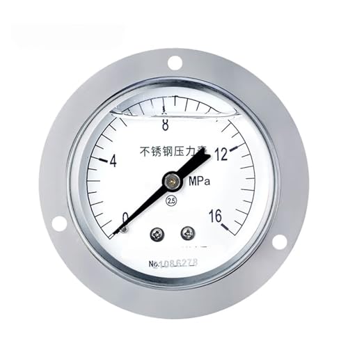 Manomètre en acier inoxydable YTN-60BFZT classe 2.5 pour stopper l'usure