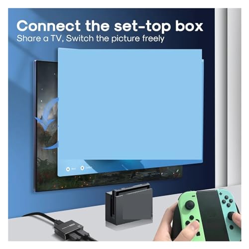 Conmutador HDMI 2.1 8K con doble entrada para PS5 y portátiles 4
