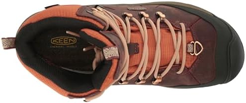 KEEN Women's Revel 4 Mid Height Polar Insulated Waterproof Snow Boots, Andorra/Safari, 9 | Image 4
