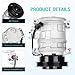 Air Conditioner AC Compressor with Clutch Fit For Chrysler PT Cruiser 2.4L 2001-2010, for Dodge Neon 2.0L 2.4L 2003-2005, SX 2.0 2.0L 2003 2004 2005, Replaces CO 27001C