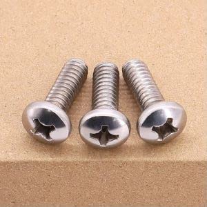 10-24 X 5/8 (50 Pcs) Pan Head Machine Screws, 304 Stainless Steel (18-8), Phillips Drive, Cross Recessed Pan Head Screws Coarse Thread Unc, Ansi B18.6.3P #TOP2