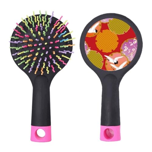 Brosse à cheveux démêlante anti-casse style japonais à coussin d'air pour sublimer la brillance