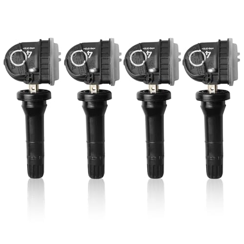 GOEDCH Sensore di Pressione Pneumatici: 4 Pezzi Sistema di Monitoraggio