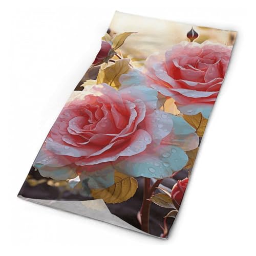 Bandana para senderismo y moto pañuelo de cabeza estampado rosa
