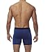 Perry Ellis Men's Stripe Designed Boxer Shorts Relaxed Fit, Navy/Blue, Medium