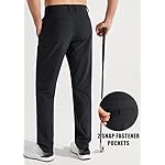 Libin Mens Golf Pants Stretch Work Dress Pants 30"/32"/34" Quick Dry Lightweight Casual Comfy Trousers with Pockets - Image 2