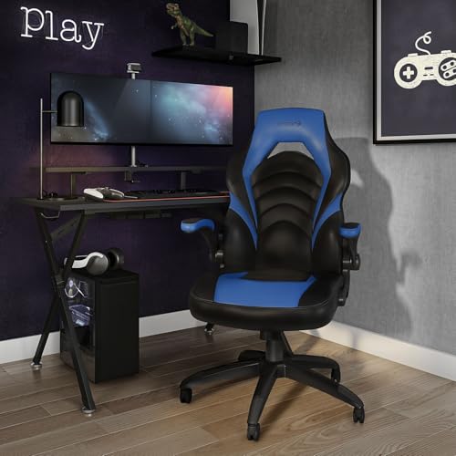 Image of STAPLES Emerge Gaming Chair, Ergonomic, Adjustable Height, Swivel, Black