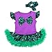 Lito Angels Deguisement Robe Sirene Princesse Ariel avec Bandeau pour Bebe Fille, Anniversaire Fete Carnaval Costume Barboteuse Body Ete Tutu, Taille 3-6 Mois