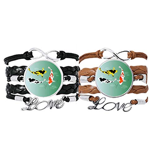 Bracelet de cueillette de poisson chinois avec dragonne en cuir pour vos sorties