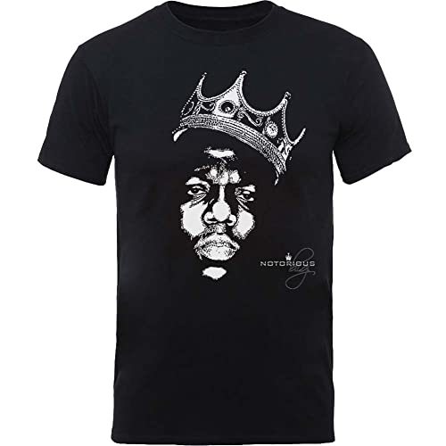 T-Shirt Black Crown Face unisexe confortable contre la décoloration