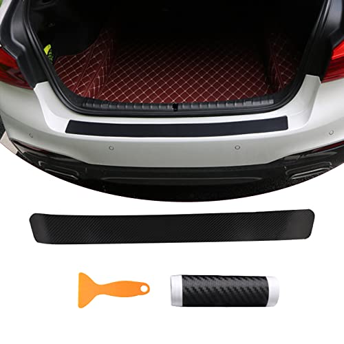Pincuttee Carbon Fiber Bumper Protector Guard,1Pc Automotive Bumper Protective Film,Car Rear Bumper Protector Guard,Anti-Scratch Sticker To Protect Car Bumper(90Cm/35.4,For Sedan) #TOP5