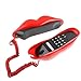 TelPal Red Mouth Telephone Wired Novelty Sexy Lip Phone Gift Cartoon Shaped Real Corded Landline Home Office Phones Furniture Decor