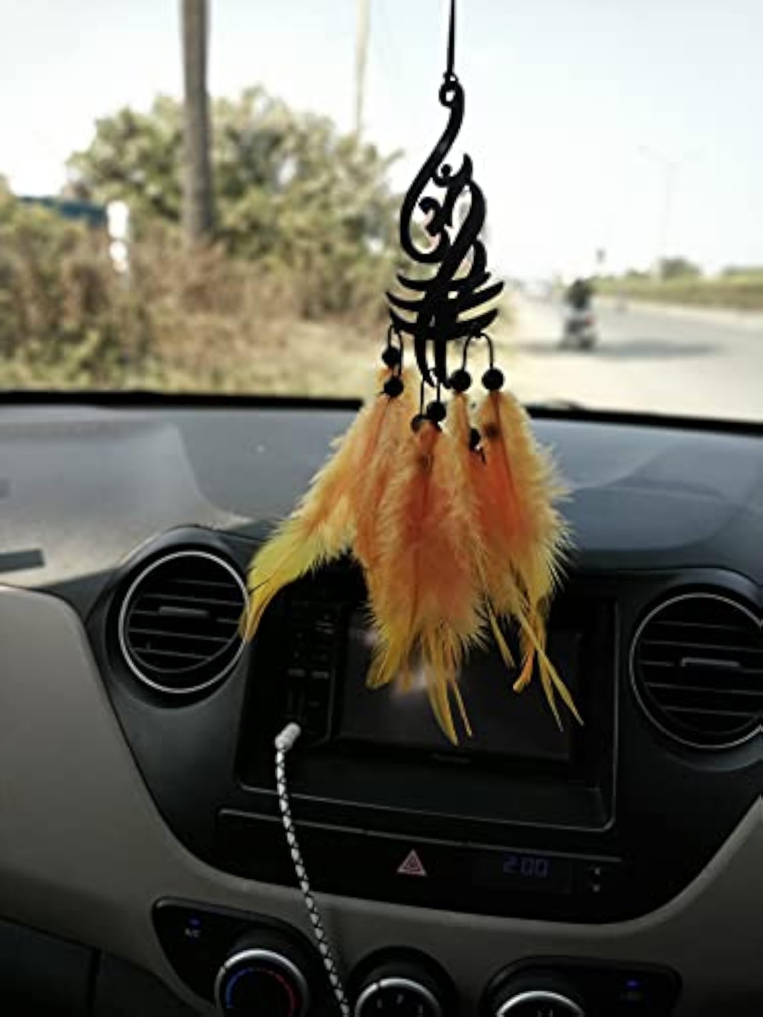 Dream Catcher Aum Theme Wall Decor with Feathers, Gift Decor