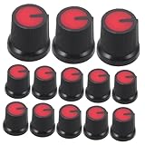 Polyvalent : ces boutons sont conçus pour les potentiomètres simples/doubles wh148 de 6 mm, ce qui les rend adaptés à une variété d'utilisations de guitare électrique et d'amplificateur, pièces de guitare, remplacement de capuchons de potentiomètre