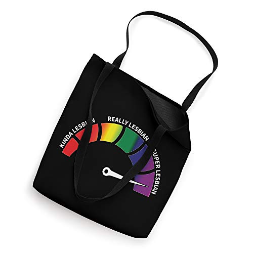 Bolsa Tote Lesbian Level Funny Lesbians LGBT miniatura 2