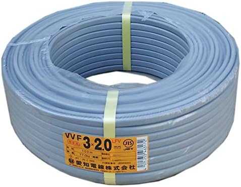 Amazon | 矢崎 VVFケーブル (2.0mm×3C) ポリ塩化ビニル | 多芯ケーブル  