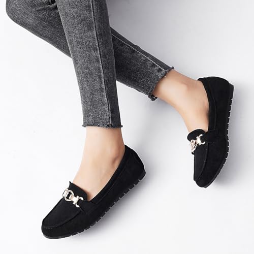Image of Cvistpieo Loafers for Women Business Casual Shoes Comfortable & Lightweight Penny Loafers Slip On Work Flats
