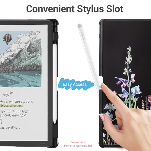 Image of CoBak Case for 11 inch Kindle Scribe 3rd Generation 2025, Kindle Scribe Colorsoft - All New PU Leather Cover with Auto Sleep Wake, Pen Holder for Scribe 11 inch 2025 Released