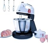 Stand Mixers, 7 Speeds With 3QT Stainless Steel Bowl, Stand and Hand Mixer with Dough Hook, Whisk,...