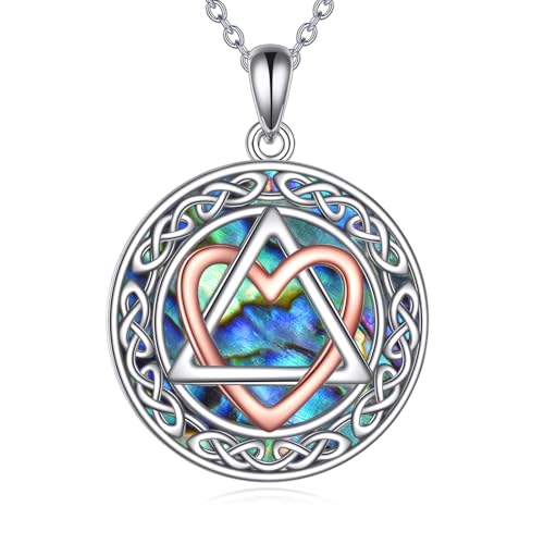 Adoption Necklace Sterling Silver Adoption Day Celtic Knot Adoption Symbol Necklace Adoptive Jewelry Foster Parent for Women Stepmom