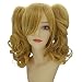 Dream2reality Cosplay_Code Geass Lelouch of the Rebellion_Anya Alstreim_2 ponytails_35cm_blonde_Japanese kanekalon wigs