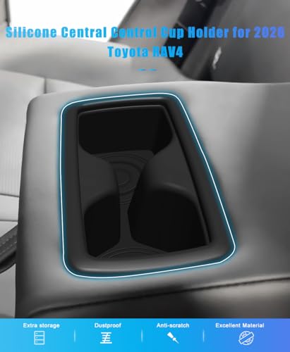 Insertos para portavasos Toyota RAV4 2026 delanteros y traseros miniatura 3