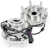 Pair 513188 Front Wheel Bearing Hub Assembly Compatible with Buick Rainier 04-07, for Chevy SSR 03-06 Trailblazer Ext, for GMC Envoy XL XUV 04 05, for Isuzu Ascender 03-08, for Saab 9-7X, 6 Lug w/ABS