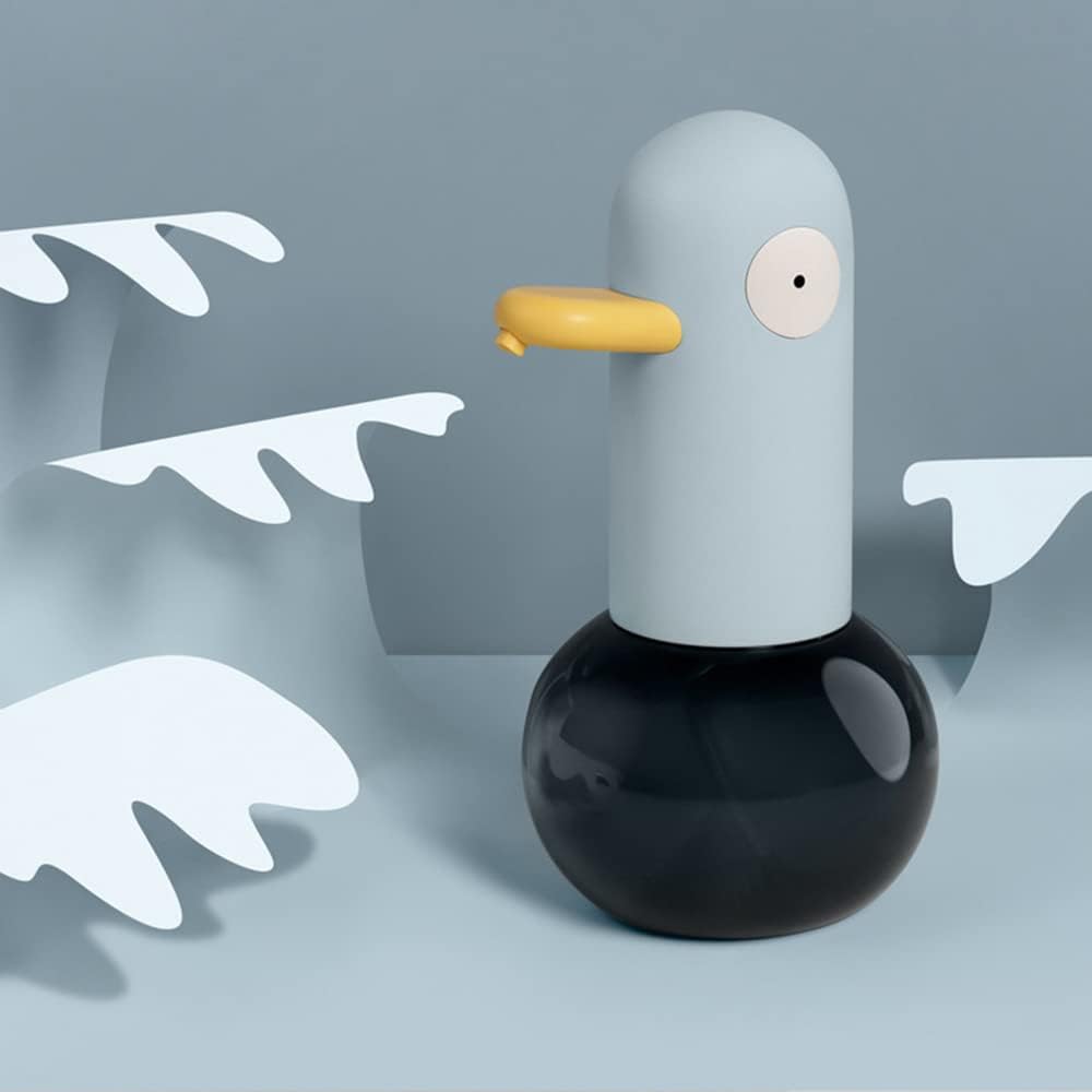 Automatic Soap Dispenser for Kids - Cute Duck Touchless Foaming Hand Soap Dispenser, Waterproof USB Rechargeable, Hand- Free Shampoo/Soap Dispenser for Bathroom, Kitchen Countertop, Preschool