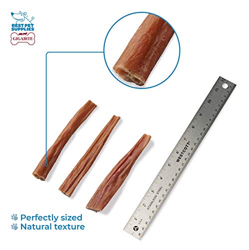 Image of GigaBite Beef Esophagus Dog Treats - Natural Gullet Sticks for Dogs, High Protein Single Ingredient Dog Chews, Rawhide Free Dental Dog Treats for All Dog Breeds - Sticks (6 Inch), Pack of 25