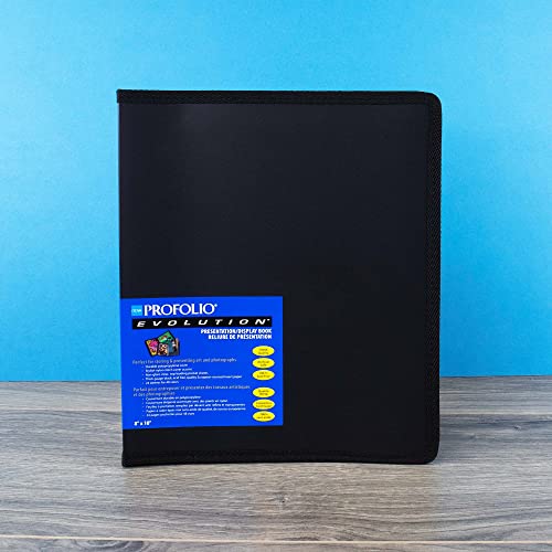 Itoya Profolio Evolution Black 8X10 Photo Album Book With 48 Pages - Photo Album Art Portfolio Folder For Artwork - Picture Book Portfolio Binder - Presentation Binder Photo Book #TOP1