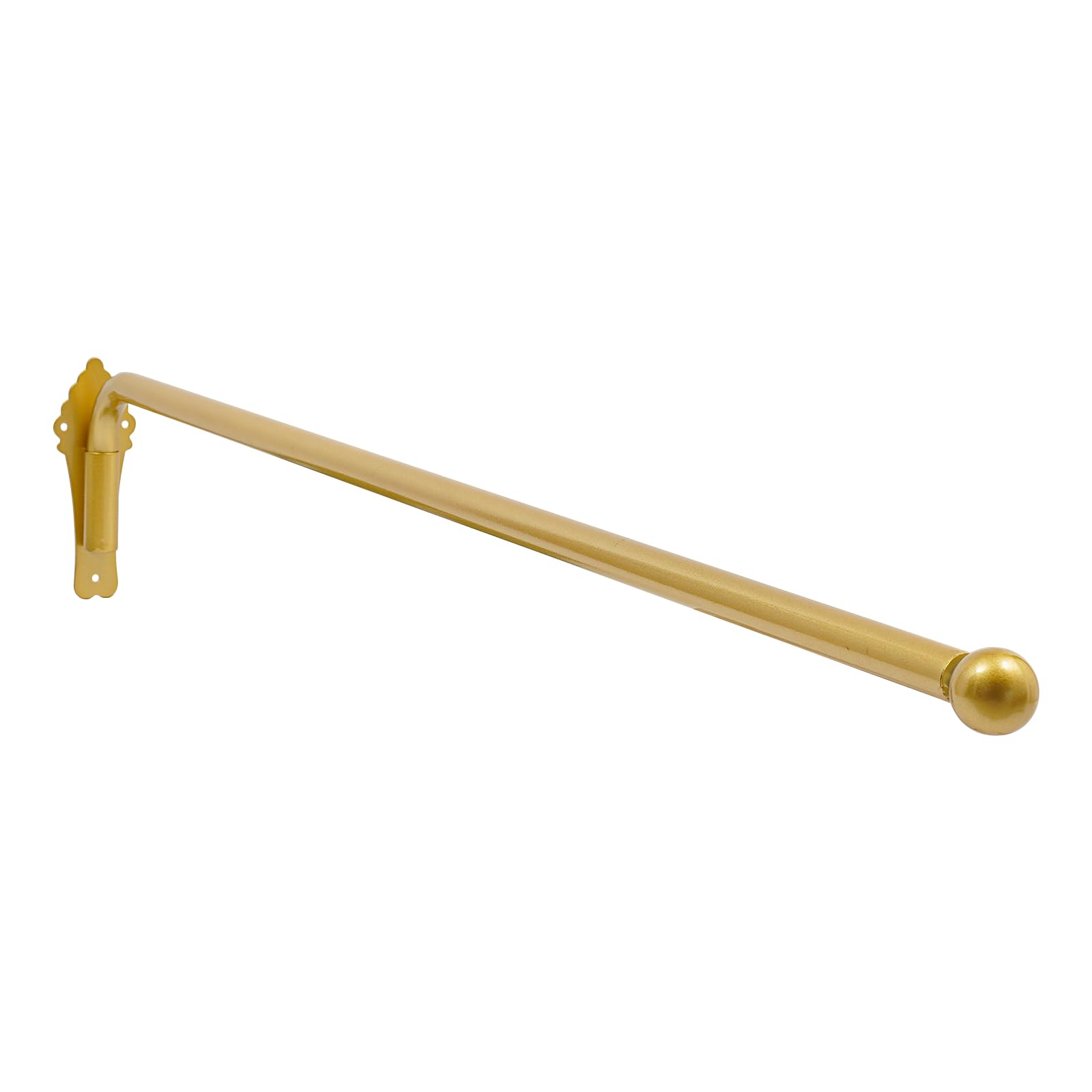 Tringle de rideau pour salon et salle de bain tube or robuste 120 cm