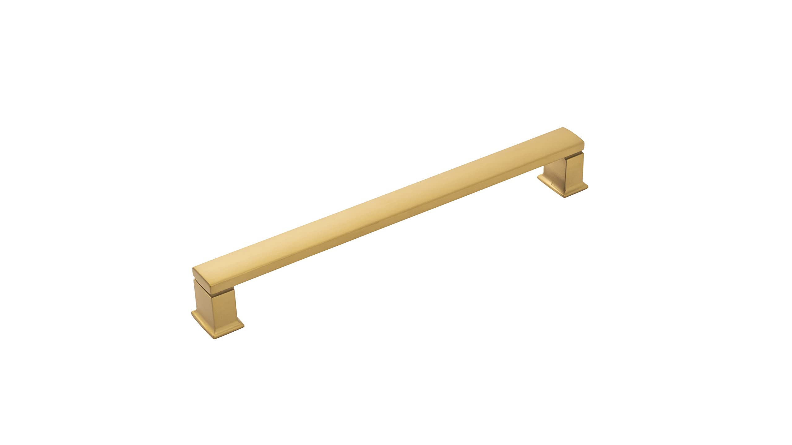 Belwith-Keeler Cambridge Collection Appliance Pull 12 Inch Center to Center Brushed Golden Brass Finish