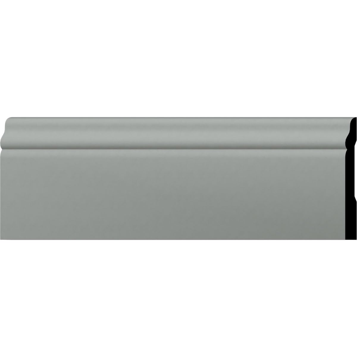 Ekena Millwork 4"H x 3/8"P x 94 1/2"L Barcelona Baseboard Moulding