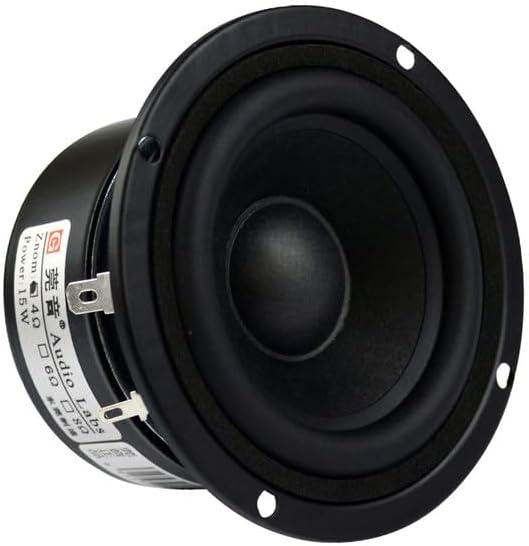 Generic AEsmart - Audio Labs 3"" HiFi Full Range speakers audio Mопitоr raw tweeter middle subwoofer driver kapton Аrrоⱳ head (Normal-Round 8Ohm)