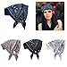 Shurhome Stylish Party Bandanas Handkerchief Versatiles Pocket Vintage Square Headscarf for Sports and Casual Wear Youth Fashion Neck Scarf