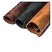 Produktbild Demoyu True Leder Natürliche Haut DIY Leder Echt Rindsleder 2,0 mm Dicke Full Getreide Für Gürtel Brieftasche Tasche Schuhe (Farbe : Schwarz, Größe : 30x30 cm)