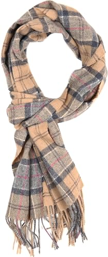 Barbour Tartan Lambswool Brown One Size
