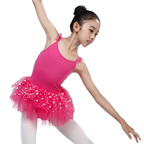 Baiw Dance 115242500 Girls Cute Tutu Ballet Tutu (Deep Pink, S)
