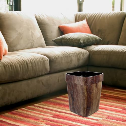 Caneca de basura rectangular de plástico MAGICLULU 12L miniatura 5