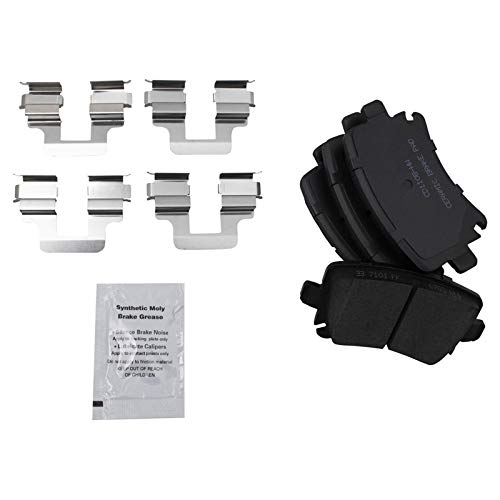 Image of TRQ Rear Ceramic Brake Pad and Rotor Set
