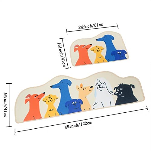 Image of Home Cloud Rubber 6mm Fruit Printed Thick Anti Slip, Washable, Big Size, Printed, Designer Folding Kitchen Mat for Floor Home Bedroom - , Standard Size (40 x 120 cm 40 x 60 cm)