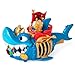 PIRATIX King Shark - articulated shark age 3+, with a cage to catch rival piratik. Includes 1 shark, 1 exclusive treasure, 1 exclusive Piratix and 1 accessory, Blue